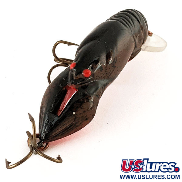 Vintage Rebel Wee Crawfish Crayfish Crawdad Moss Back 2 Shallow Crankbait  Lure 