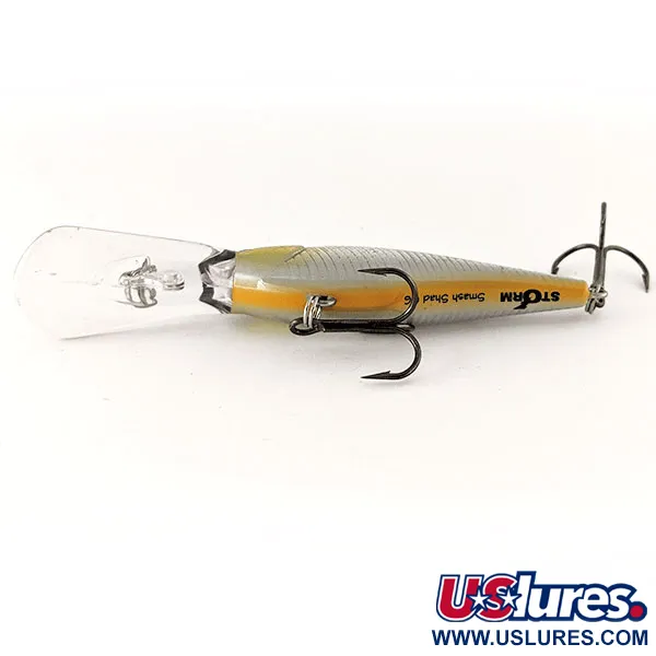 Vintage Storm Smash Shad, 1/4oz Gold / Silver fishing lure #12506