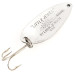 Vintage  Luhr Jensen Little Jewel, 1/2oz Hammered Nickel fishing spoon #12512