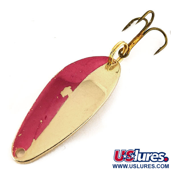 Vintage   Acme Little Cleo, 1/4oz Gold / Red fishing spoon #12515