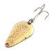 Vintage   Acme Stee-Lee, 1/2oz Hammered Gold fishing spoon #12516