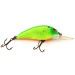 Vintage   Bomber model 7A baby striper, 1/2oz Chartreuse fishing lure #12520