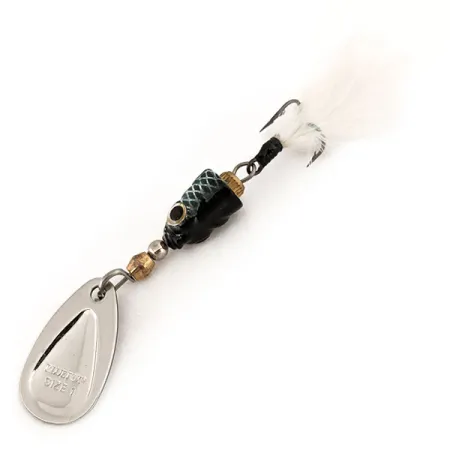 Vintage Blue Fox Vibrax Shallow, 3/16oz Rainbow spinning lure #12553
