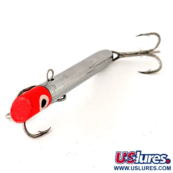 Vintage   Sea Striker Got-Cha Gotcha Got-Cha Plug UV, 2/3oz Nickel / Pink fishing lure #12562