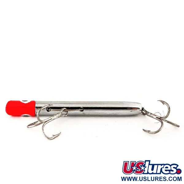 Vintage   Sea Striker Got-Cha Gotcha Got-Cha Plug UV, 2/3oz Nickel / Pink fishing lure #12562