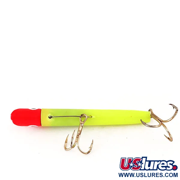Vintage   Sea Striker Got-Cha Gotcha G100 Series UV, 1oz Chartreuse / Red fishing lure #12563