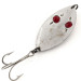 Vintage  Hofschneider Red Eye Wiggler, 1oz Nickel / Red fishing spoon #12566