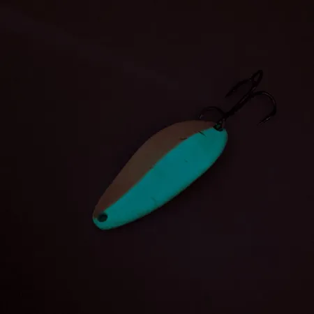 Vintage Little Cleo Seneca Glow, 1/4oz fishing spoon #12593