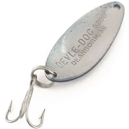 Eppinger Dardevle Devle Dog 5200, 1/4oz Nickel / Blue fishing spoon #12652