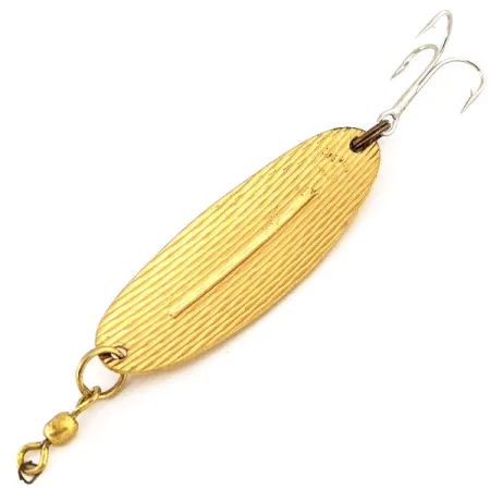 Vintage Williams Wabler, 2/3oz Gold fishing spoon #12654