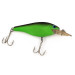 Vintage   Rebel Fastrac Shallow Floater UV, 1/3oz Green / Blue Eyes fishing lure #12669