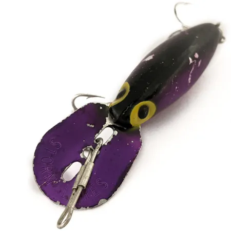 Vintage Storm Hot'N'Tot Thin Fin, 1/4oz Purple fishing lure #12659