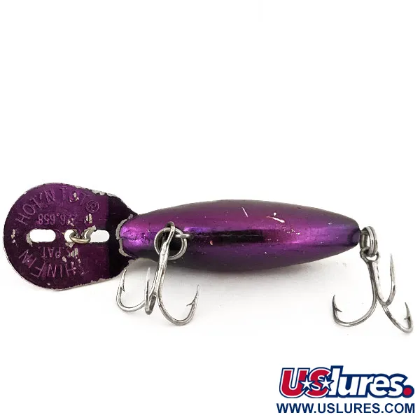 Vintage Storm Hot'N'Tot Thin Fin, 1/4oz Purple fishing lure #12659