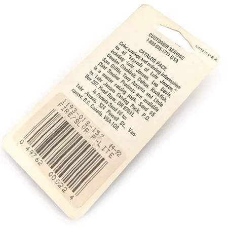 Luhr Jensen Hus-lure, 1/8oz Orange / Nickel fishing spoon #12673