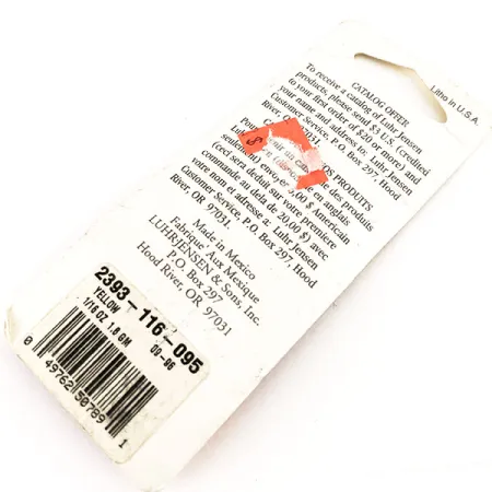 ​Luhr Jensen Hot Tail, 1/16oz Nickel / Yellow spinning lure #15664