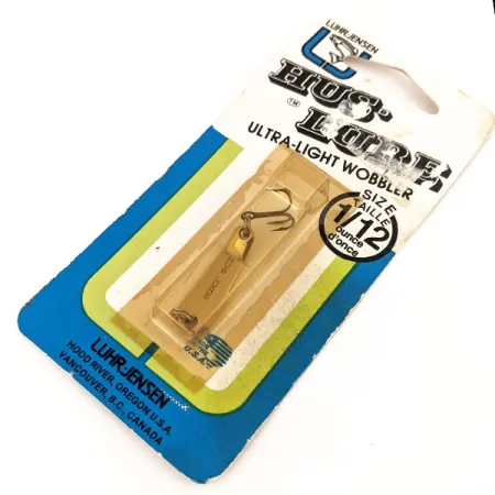 Luhr Jensen Hus-lure, 1/16oz Red / Nickel / Gold fishing spoon #12681