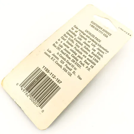 Luhr Jensen Hus-lure, 1/16oz Red / Nickel / Gold fishing spoon #12681