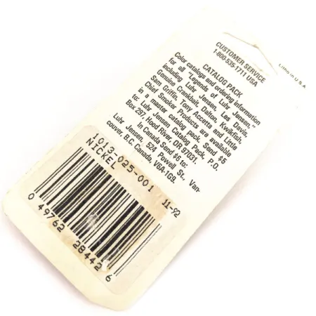 Luhr Jensen Krocodile Stubby, 1/2oz Nickel fishing spoon #12687