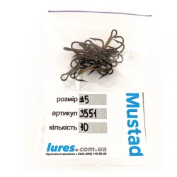 Treble Hook Mustad #5 3551