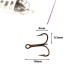   Treble Hook Eagle Claw #6 L941,  Bronze (Brass) fishing #12715