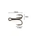   Treble Hook Eagle Claw #10 L374BP,  Black fishing #12716