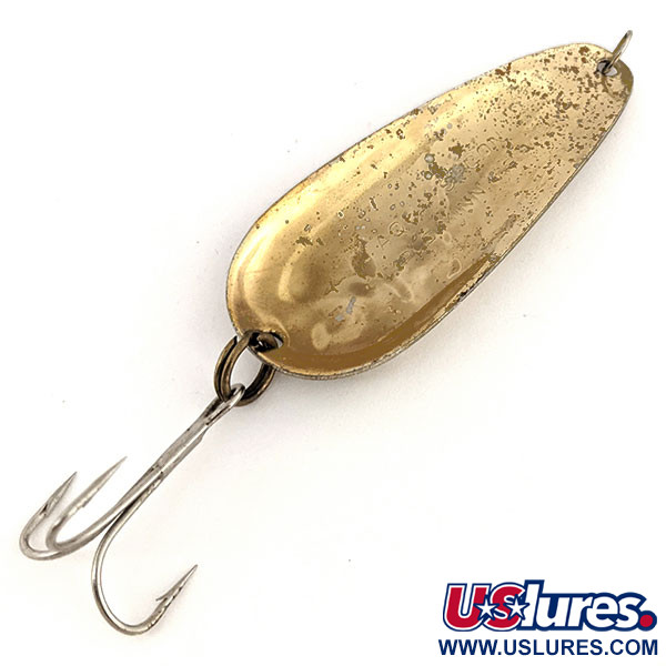 Vintage  Nebco Aqua Spoon, 3/5oz Gold fishing spoon #12753