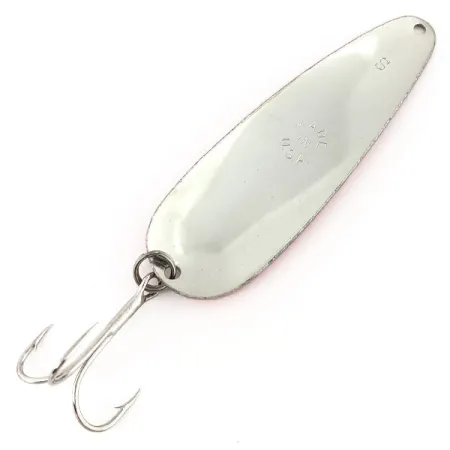 Worth Chippewa Steel Spoon UV, 1oz nickel/pink UV fishing spoon #19955