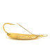 Vintage   Weedless Johnson Silver Minnow , 2/5oz Gold fishing spoon #12759