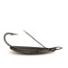 Vintage   Weedless Johnson Silver Minnow, 1/3oz Black fishing spoon #12761