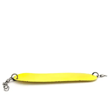 Vintage Luhr Jensen Dodger Flasher, 1 1/3oz Chartreuse fishing spoon #12768