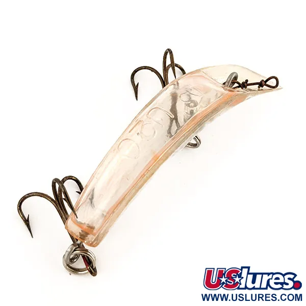Vintage  Yakima Bait Worden Flatfish U20, 1/3oz Transparent fishing lure #12769