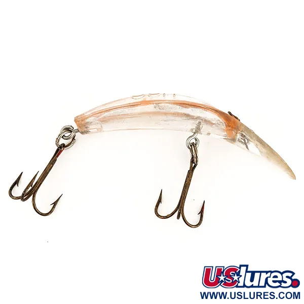 Vintage  Yakima Bait Worden Flatfish U20, 1/3oz Transparent fishing lure #12769