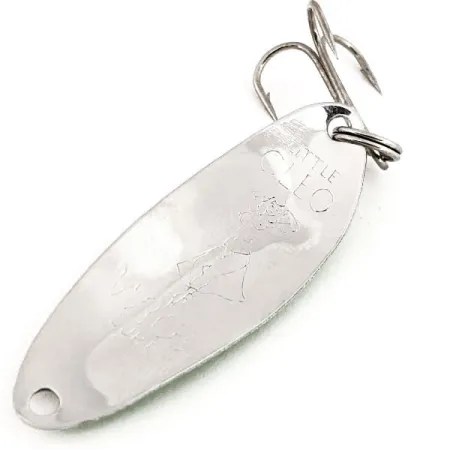 Vintage Seneca Little Cleo (Hula Girl) Glow trolling spoon, 1/8oz fishing spoon #12782