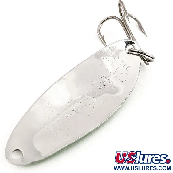 Vintage Seneca Little Cleo (Hula Girl) Glow trolling spoon, 1/8oz fishing spoon #12782