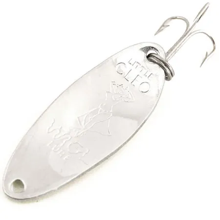 Seneca Little Cleo (Hula Girl) UV, 1/3oz Yellow / Red / Nickel fishing spoon #12785
