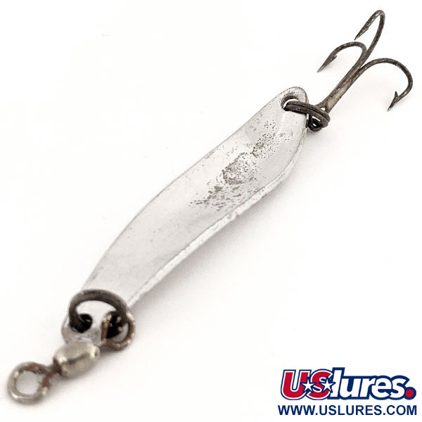 Vintage   Gibbs Candelfish, 1/3oz Silver fishing spoon #12788