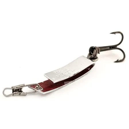 Vintage South Bend Super-Duper 500, 3/64oz Nickel / Red fishing spoon #12792