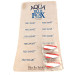   Aqua Spoon Blue Fox Dealer Display Card, 1/3oz Red / White / Nickel fishing spoon #12793