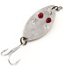Vintage  Eppinger Red Eye junior, 2/5oz Nickel / Green / Red Eyes fishing spoon #12801