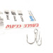   Treble Hook Eagle Claw #8 957,  Nickel fishing #12802