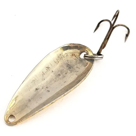 Vintage Acme Wonderlure, 1/4oz Gold fishing spoon #12818