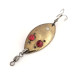 Vintage  Hofschneider Red Eye junior, 1/4oz Bronze (Brass) fishing spoon #12831