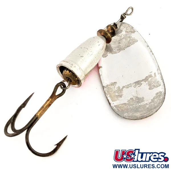 Vintage   Blue Fox Super Vibrax 5, 1/2oz Silver / Rainbow Trout spinning lure #12832