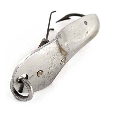 Vintage Weedless Pflueger CHUM, 1/2oz Nickel fishing spoon #12835