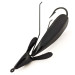 Vintage   Weedless Panther Martin Weed Wing, 1/2oz Black fishing spoon #12836