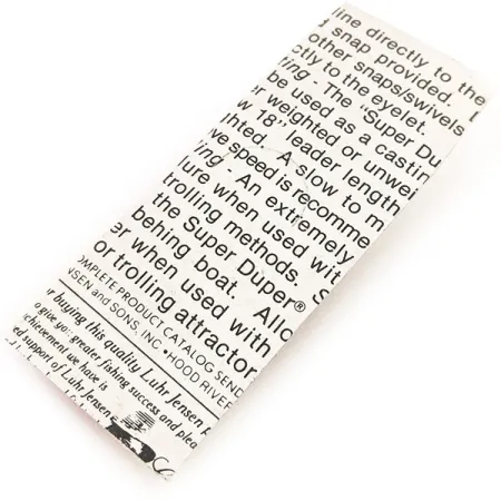 Luhr Jensen Super-Duper 503, 1/8oz Brown / Red fishing spoon #12843