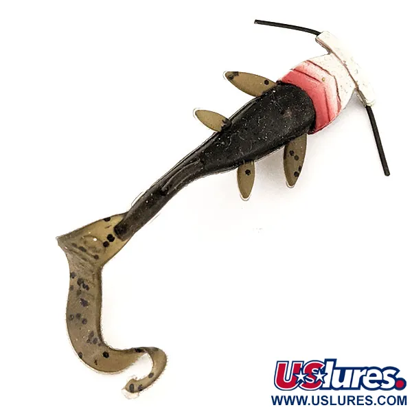 Vintage Gitzit Incorporated Gitzit Baby Blue Eyes Cat Fish, 1/4oz Green / Blue Eyes fishing spoon #12863