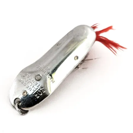 Vintage Vintage Pflueger Chum Spoon, 1/4oz Nickel fishing spoon #12864