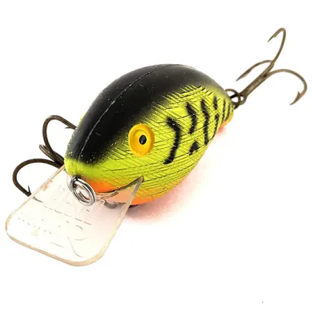 Vintage Rebel Mini R, 3/5oz Fire Tiger fishing lure #12868