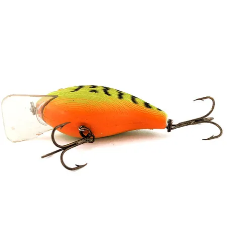 Vintage Rebel Mini R, 3/5oz Fire Tiger fishing lure #12868